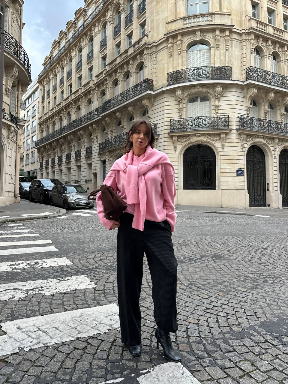 Светр з вовни ягня, рожевий    37654094