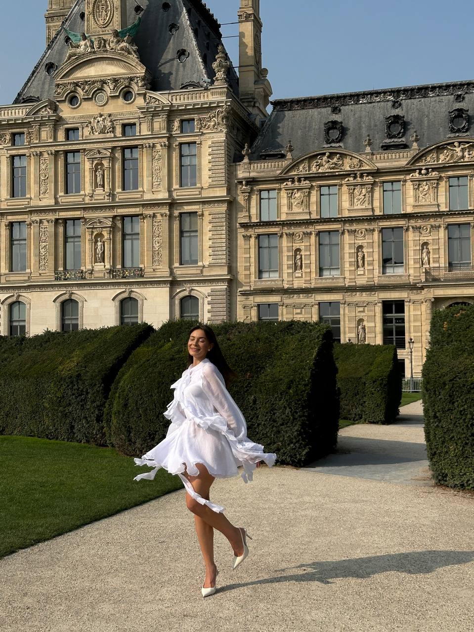 Спідниця з шифону міні біла    33588404