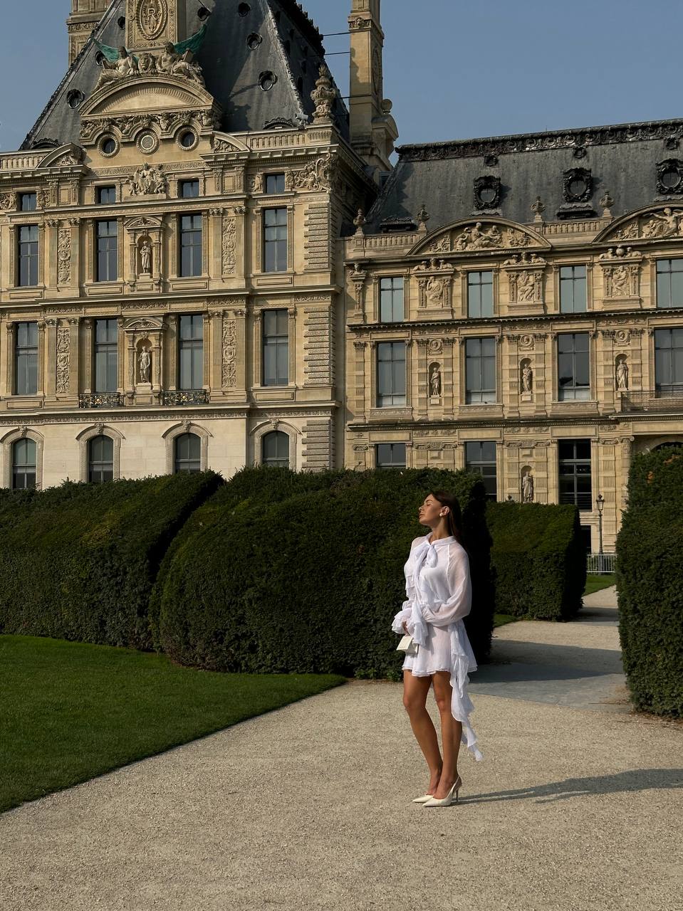 Спідниця з шифону міні біла    52367629