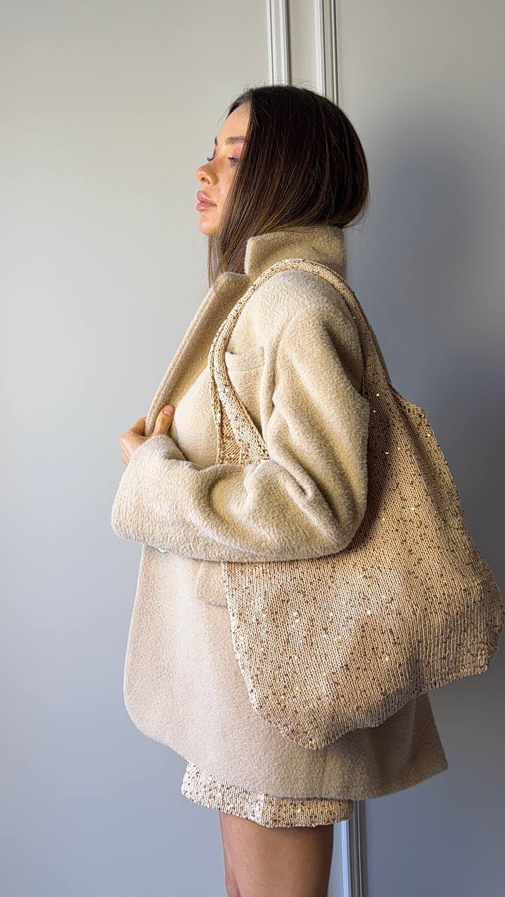 Бежева сумка ручної роботи    58969175