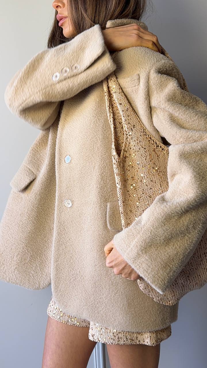 Бежева сумка ручної роботи    63824566