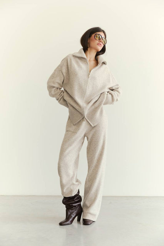 комплект на блискавці з вовни ягня