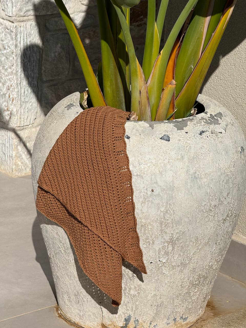 Luna scarf, caramel