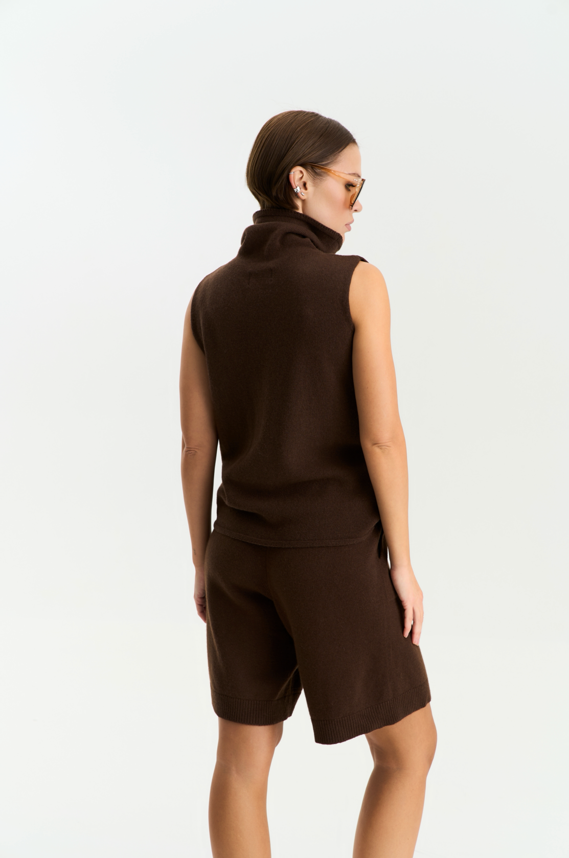 Шорти з вовни ягня, шоколадний