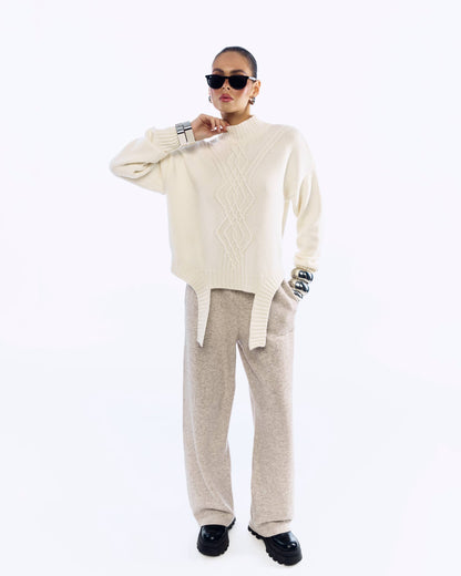 Светр з акцентним низом (термін очікування 7-10 робочих днів)