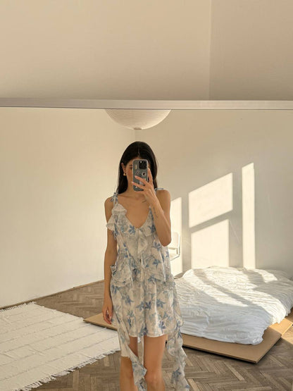 Шорти з шифону, квітковий