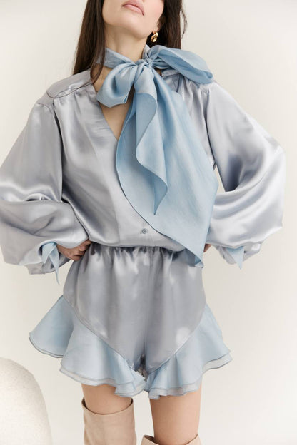 Блуза з віскози, сірий